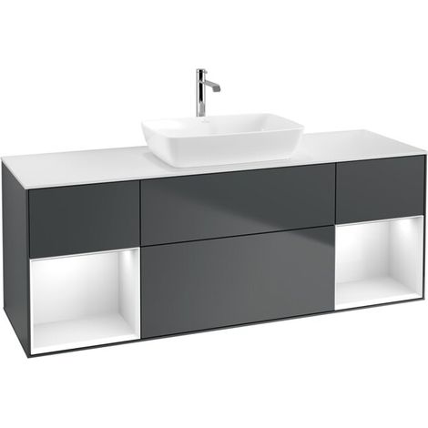 Villeroy & Boch G861GFHG Armoire sous-lavabo Finion G86 (1/2)