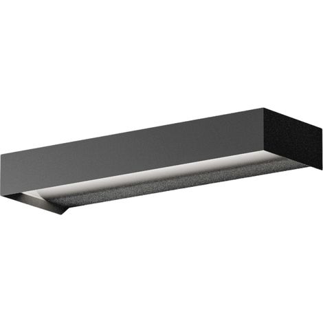 Applique Gap551 Gealuce - Applique Led 10W Dimmable, 550Lm, 3000K, Lumière Directe, Ip20, Aluminium Noir Mat (1/3)