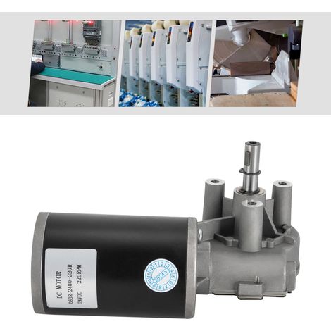 DC 24V 80W Getriebemotor, rechte Säule, Untersetzungsmotor 220 U/min