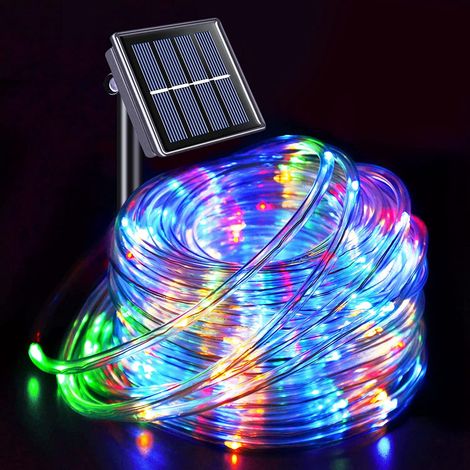 Rope Lights - 200 LED Solar Rope Lights 72 Ft - IP65 Waterproof Outdoor Solar String Lights for Garden Fence Trampoline Gazebo Yard Path - 8 Modes - 1 Set (1/5)