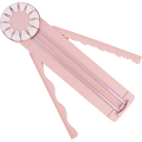 Irovami Coupe-papier 12 en 1 – Disque rotatif, droit/ondulé – Idéal pour scrapbooking, cartes, créations (1/5)