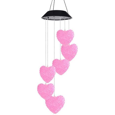 Campanella luminosa solare decorativa e colorata, con illuminazione automatica, ideale per giardini, patii, scale e serate romantiche. (1/4)