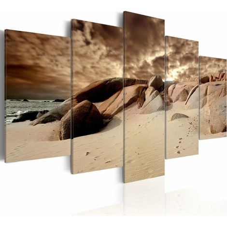 Tableau nuages de sable - 200 x 100 cm (1/3)