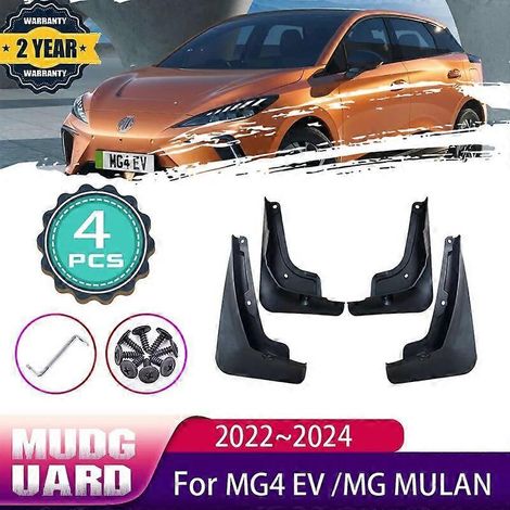bavettes de protection pour MG4 EV MG MULAN Accessoires 2022 2023 2024 Garde-boue avant et arrière pour voiture - (1/5)