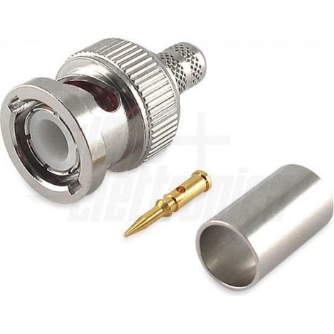 Alpha elettronica spina bnc a crimpare mil ug 1789 rg 80-112 (1/2)