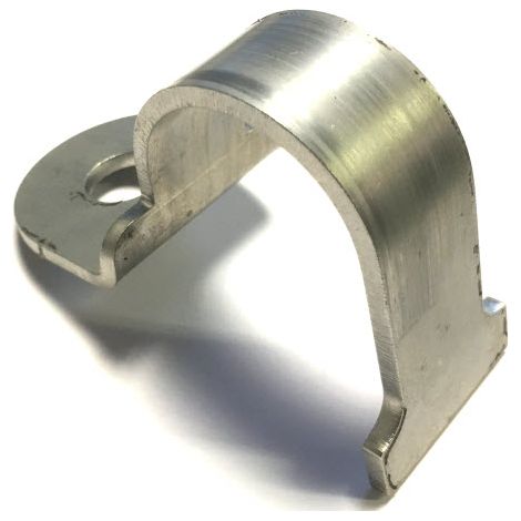 Quick-release Stainless steel clamp (40mm NB 49mm OD) for use with Unistrut / Oglaend channels (1/2)