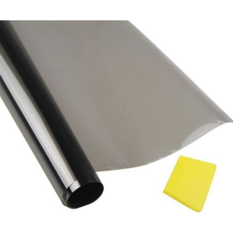 1 film d'isolation thermique de fenêtre de voiture 0.5x3M 1% d'ombrage en verre anti-déflagrant de transmission FILM POUR VITRAGE (1/4)
