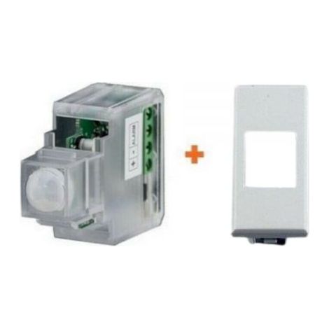 CSI Keystone sensore infrarossi 12V incasso filare compatibile Bticino Axolute bianca