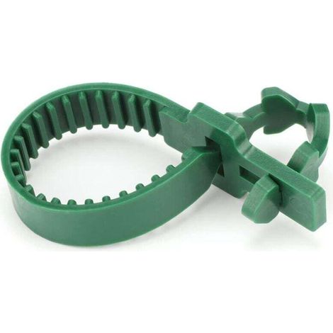 10 elastici in gomma morbida e resistente, lunghi 24 cm, per fissare piante e alberi elastici da giardino regolabili e componibili per arbusti, rose e alberi. (1/4)