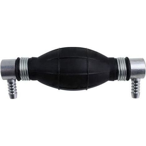 Pompe Poire d'Amorçage pour Système Alimentation Carburant Gasoil Essence Diesel 8mm Coude 90° Universel (1/3)