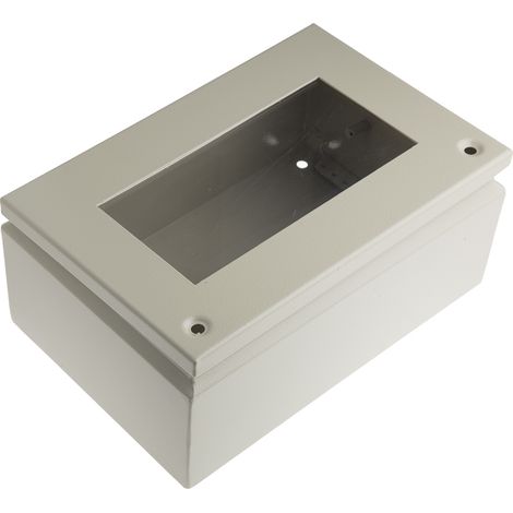 Boîte de dérivation en Acier 200 x 300 x 120mm 0 voies, IP65 ( Prix pour 1 ) (1/2)