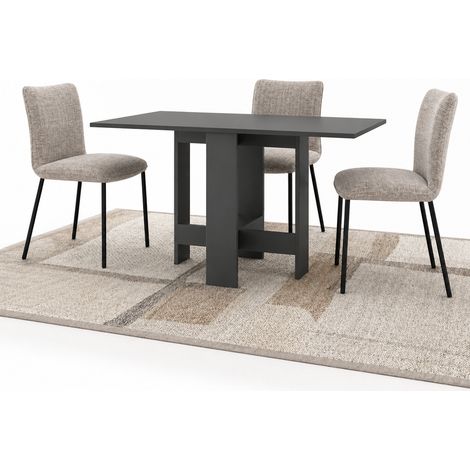 Tavolo consolle allungabile Artemio 30-130x76 cm Salvaspazio Legno Antracite (1/5)