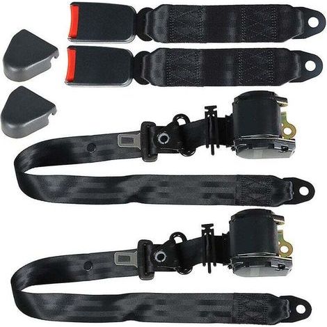 Fully Automatic Three-Point Seat Belt for Car Truck, Universal Automatic Retractable Seat Belt for Driver (1/5)