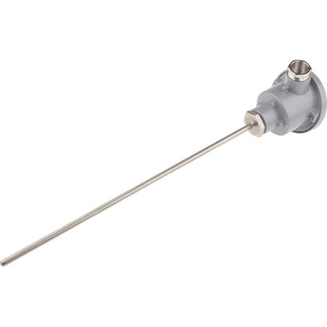 Capteur RTD PT100 RS PRO, Ø 6mm, L.300mm, +450°C max, Tête de connexion ( Prix pour 1 ) (1/2)