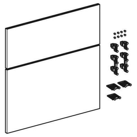 Geberit 245247001 Schubladenfront Set für iCon (1/2)