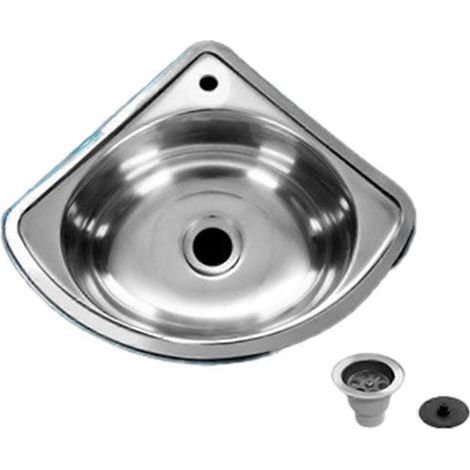 Rv Kitchen Sink Bathroom Basins Vegetable Motorhome Steel Bar Small Single Drop Bowl Corner Tub