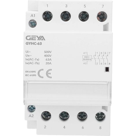 Modulares Schütz-Industrie-Schaltungssteuerspulen-Schweißmodul 4P 4NO Kontakte GYHC‐63