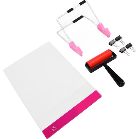 Tablette lumineuse LED A4 réutilisable et réglable pour la peinture de strass, avec câble USB et supports pour la peinture de strass (1/5)