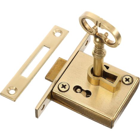 Serrure en métal vintage Garneck pour armoire et boîte aux lettres (1/5)