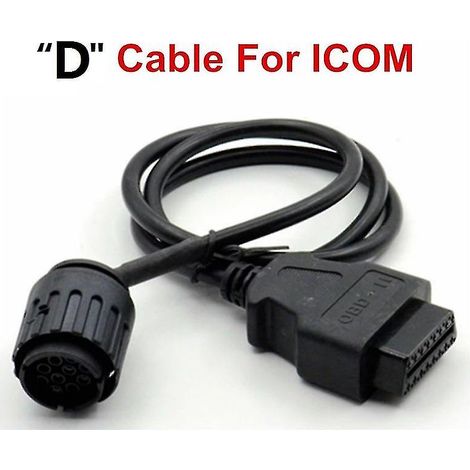 Câble Icom D pour motos BMW, adaptateur OBD-II 10 broches (1/5)