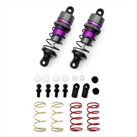 Paar hydraulische Stoßdämpfer aus Metall (10 Zoll) für Chassis, 2er-Pack, kompatibel mit RC-Cars, Hochleistungsdämpfung, langlebige und präzise Ersatzteile (1/5)