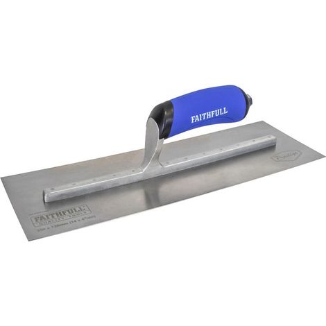 Faithfull Prestige Plastering Trowel 350 x 120mm (14 x 4.3/4 inch) with Stainless Steel Blade and Ergonomic Handle (1/5)