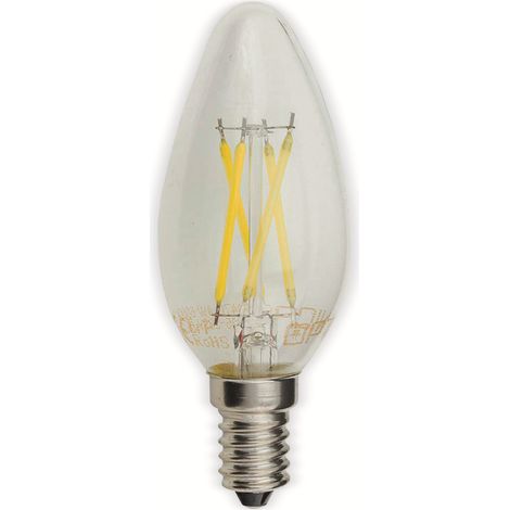 OPTONICA LED-Lampe 1473, E14, C35, EEK F, 4 W, 400 lm, 2700 K, dimmbar