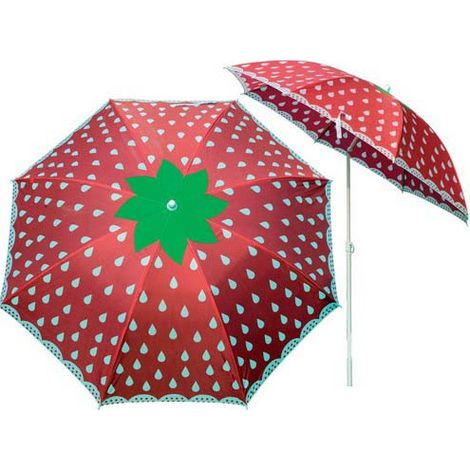 Sombrilla de playa Fruta Fresa Cm.180