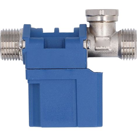 Elettrovalvola DC 12V G1/2, filettatura maschio, interruttore di flusso in ingresso acqua, riempimento automatico per dispenser lavatrice. (1/5)