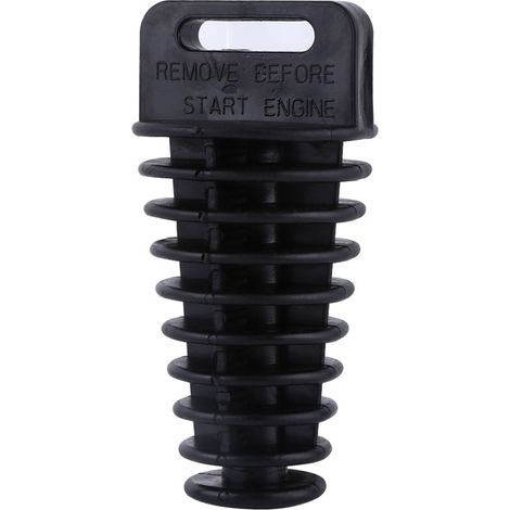 Silencieux d'échappement noir pour moto cross, quad et ATV 2/4 temps (1/5)