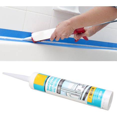 Colle à verre EC701 en emballage rigide, neutre, anti-moisissure, colle esthétique, colle structurale pour portes et fenêtres, imperméable, transparente, colle d'étanchéité sans clous (1/5)