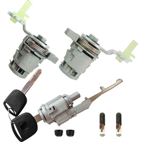 Suitable for Honda CRV car locks with 2 chip ignition cylinders, left and right door lock cylinders, and 2 keys. (1/4)