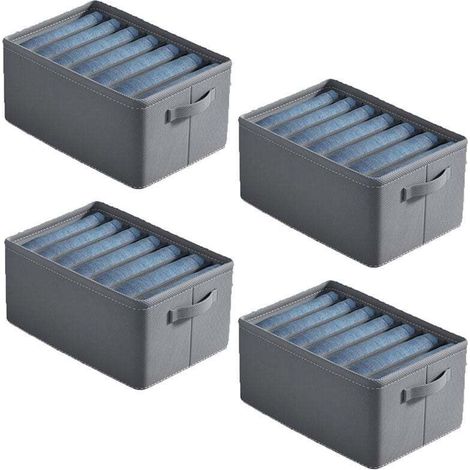 4-teilige, zusammenklappbare Aufbewahrungsbox