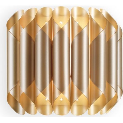 New Gold moderne Wandleuchte Cm. 32 x 16 x 30 Stunden (1/2)