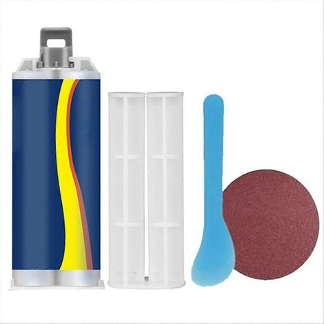 Colle de fonderie forte pour la réparation des métaux, colle de réparation de pièces moulées haute température pour un soudage et un remplissage des fissures exceptionnels (1/5)