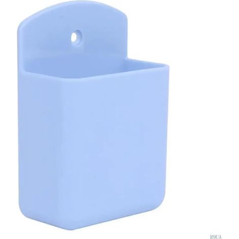 Lot de 2 Supports Muraux pour Télécommande - Autocollants - Organisateurs Universels - Bureau, Chambre, Salon - Installation Facile - Bleu (1/5)