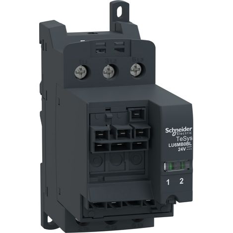 Bloc onduleur LU6 - 32 A - 24 V CC - Montage latéral - Indice de protection IP20 (1/2)