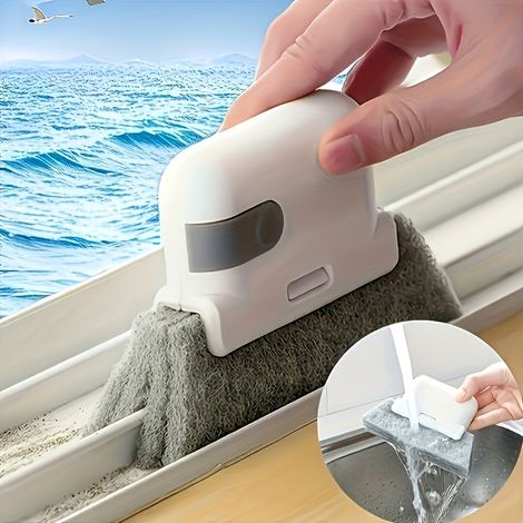 Brosse de nettoyage manuelle multifonction pour fenêtres et cuisines — Outil de nettoyage pour fentes