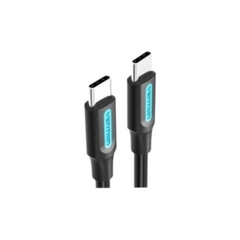 Cable USB 2.0 Tipo-C COSBF/ USB Tipo-C Macho - USB Tipo-C Macho/ 1m/ Negro