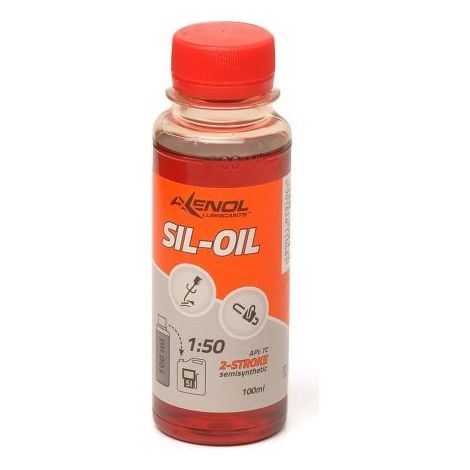 Huile rouge pour mélange carburant moteur 2T 100 ml générateur