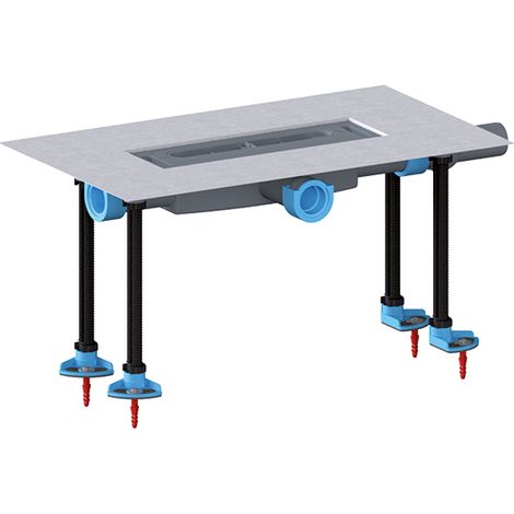 Corpo di scarico In Floor, orizzontale, DN40