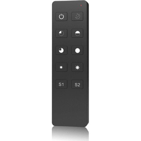 Kit Variateur LED 220V 360W TRIAC Dimmer + Push Dim avec Télécommande - Noir - SILAMP