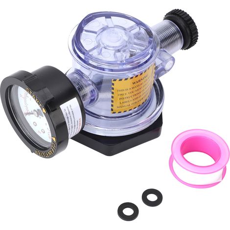 Soupape de surpression d'air manuelle à haut débit pour Pentair 273564, assemblage de remplacement avec manomètre, filtre à sable pour piscine et Spa (1/5)