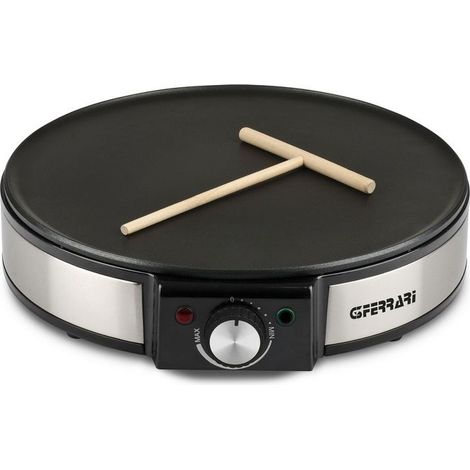 G3Ferrari Profi-Crepe appareil à crêpes noir et argent (1/2)