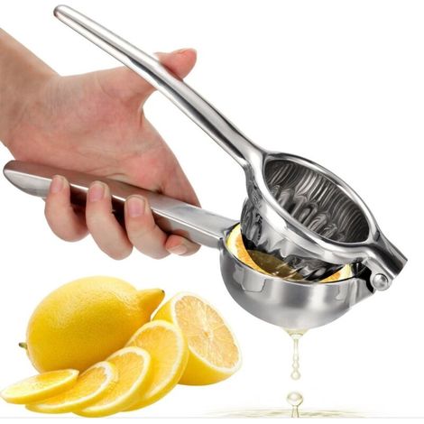 Spremiagrumi, spremiagrumi in acciaio inossidabile resistente, per limoni e lime, lavabile in lavastoviglie.