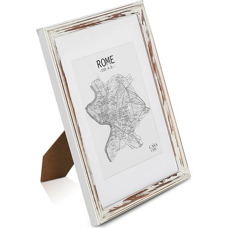 Cadre photo - Blumfeldt casa chic lancaster - rectangulaire din a4 - bois - marron (1/5)