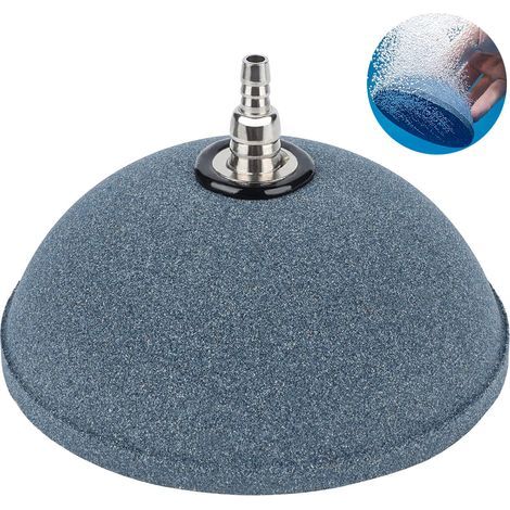10 cm großer Ausströmerstein mit Blasenverteiler für Aquarien, Luftpumpen, Aquarien, Eimer, Teiche und DWC-Becken (1/5)