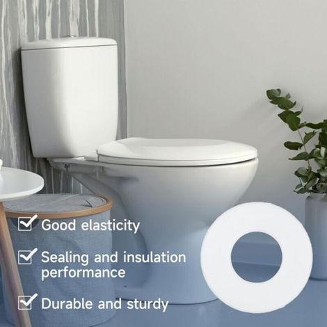 Joint D Etanchéite - Caoutchouc Silicone - Pour Chasse D Eau Wc Suspendu - 4 Pièces (1/5)