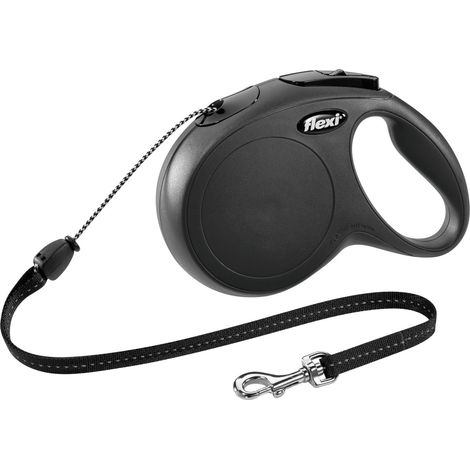 Flexi Hundeleine New Classic M schwarz, Seil Leinen (1/3)