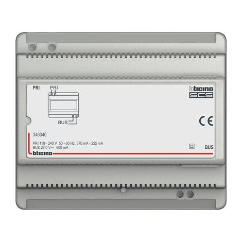 Alimentatore 2 fili citofonico  Bticino 346040
